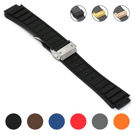 hublot bracelet rubber|Hublot watch strap with clasp.